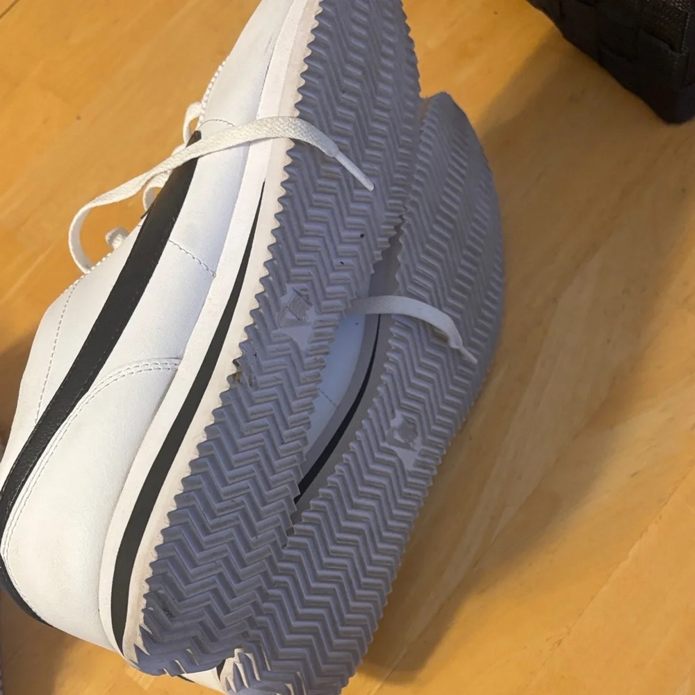Nike Cortez Men's Classic White and Black Sneakers